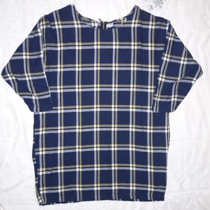 Blue plaid Old Navy dress